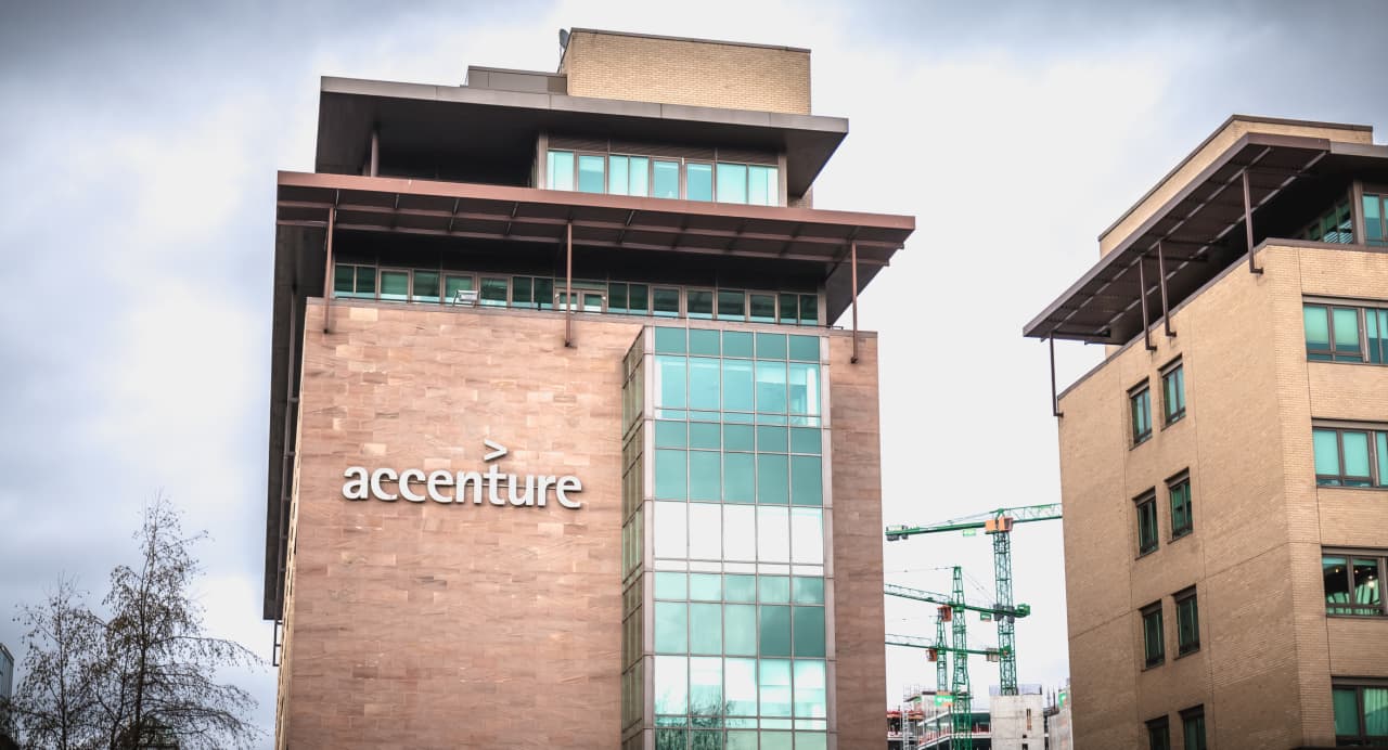 Source-feed image associated with Two big reasons Accenture’s stock is sliding in the wake of earnings