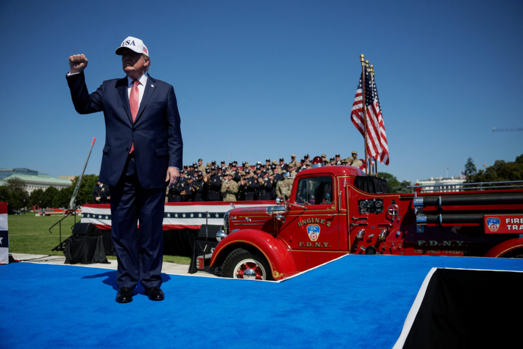 Source-feed image associated with Fact-checking Trump's stories about his own 9/11 response