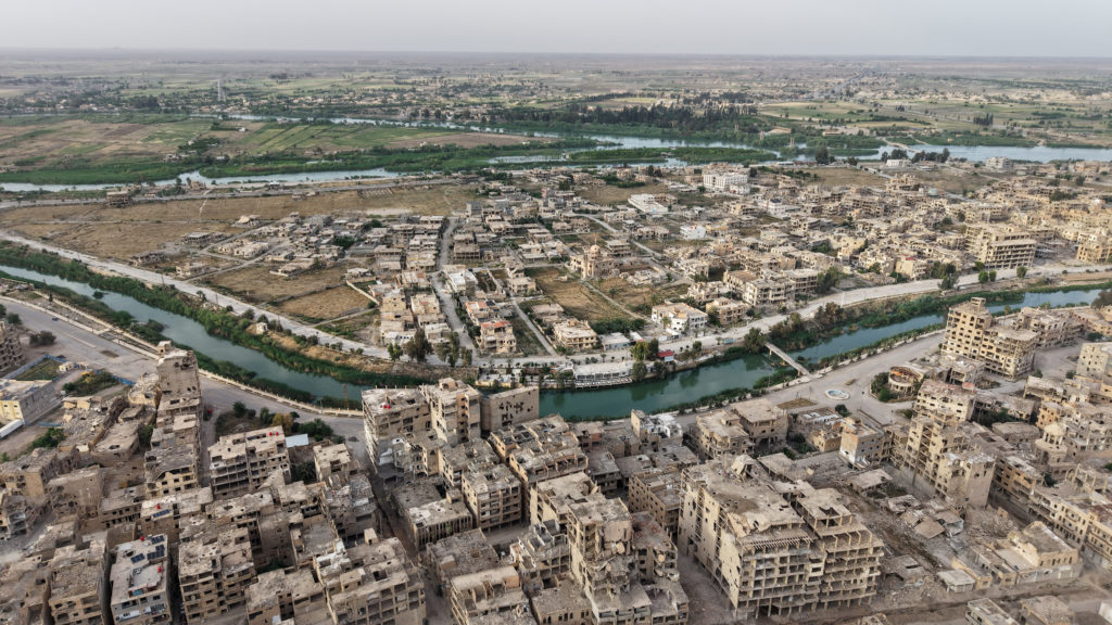 Source-feed image associated with Authorities urge Euphrates riverbank residents in Syria to move inland as waters rise