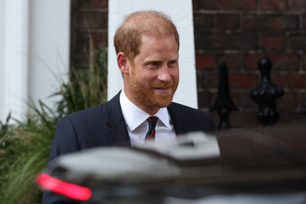 Source-feed image associated with U.K. judge dismisses Prince Harry's privacy invasion lawsuit against publisher of Daily Mail