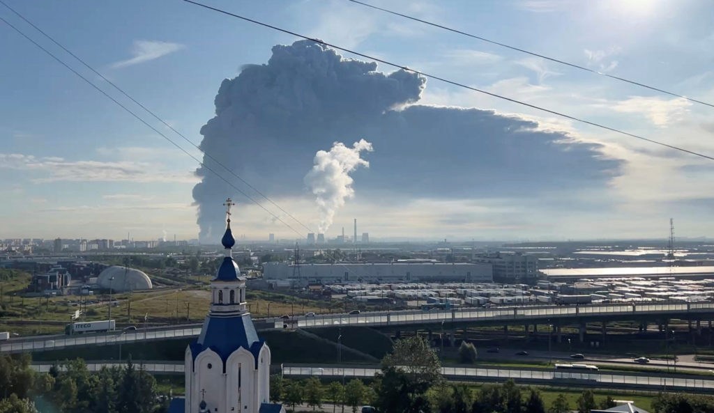 Source-feed image associated with Ukraine hits more outlets of Russia's largest online marketplace to bring the war home