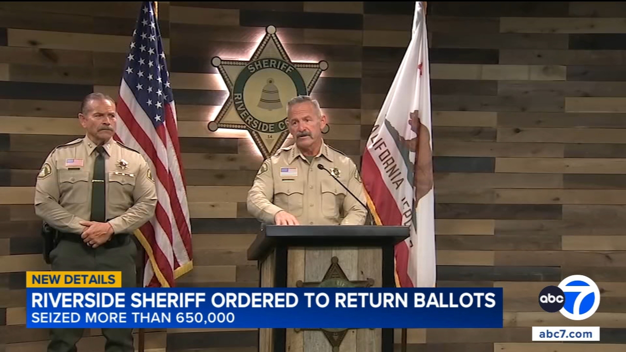 Image from linked report: California Supreme Court orders Riverside County Sheriff Bianco to return 650,000 seized ballots
