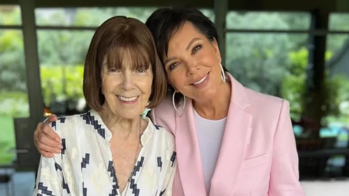 Source-feed image associated with Kris Jenner’s Mom MJ Dies at 91: ‘I Will Forever See Pieces of You in All of Us’
