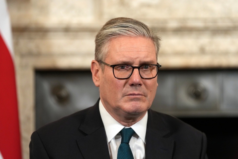 Source-feed image associated with U.K. Prime Minister Keir Starmer Resigns