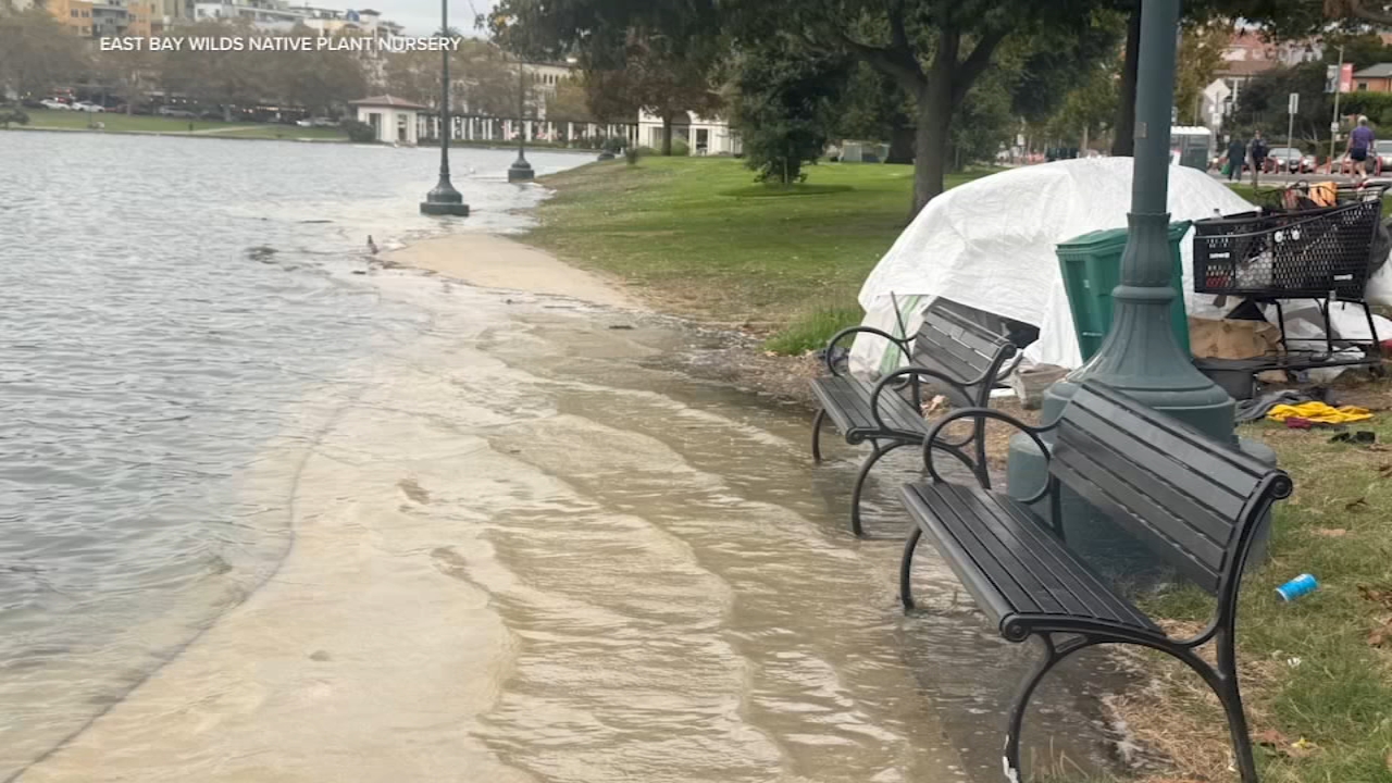 Source-feed image associated with Why Oakland's iconic Lake Merritt flooded this week and how it's not considered a lake, per expert