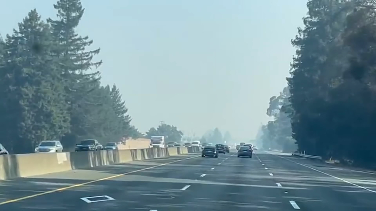 Source-feed image associated with Woodside Fire brings hazardous air to parts of North Bay; residents urged to take precautions