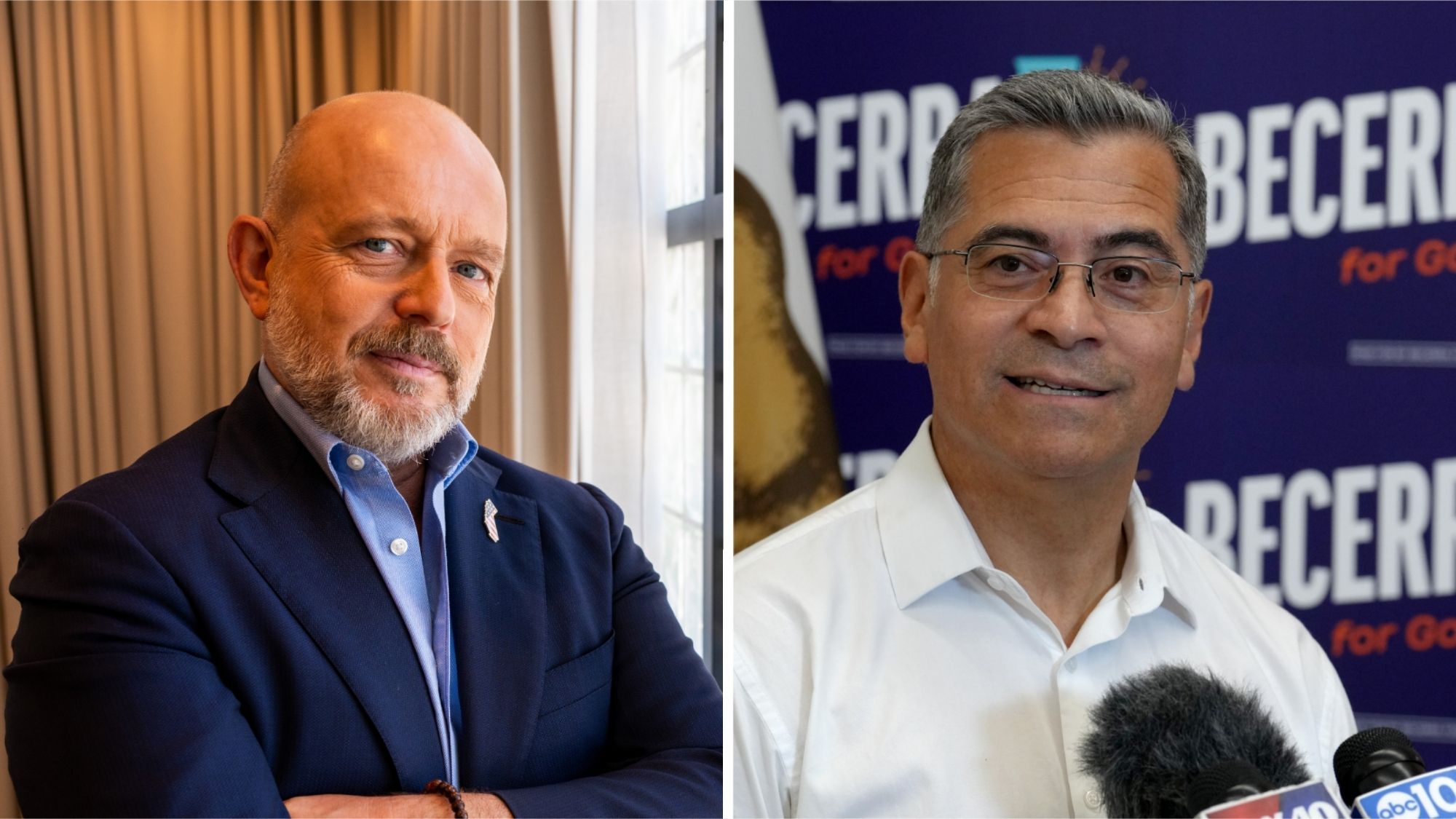 Source-feed image associated with Republican Steve Hilton advances to CA governor runoff, will face Xavier Becerra in November