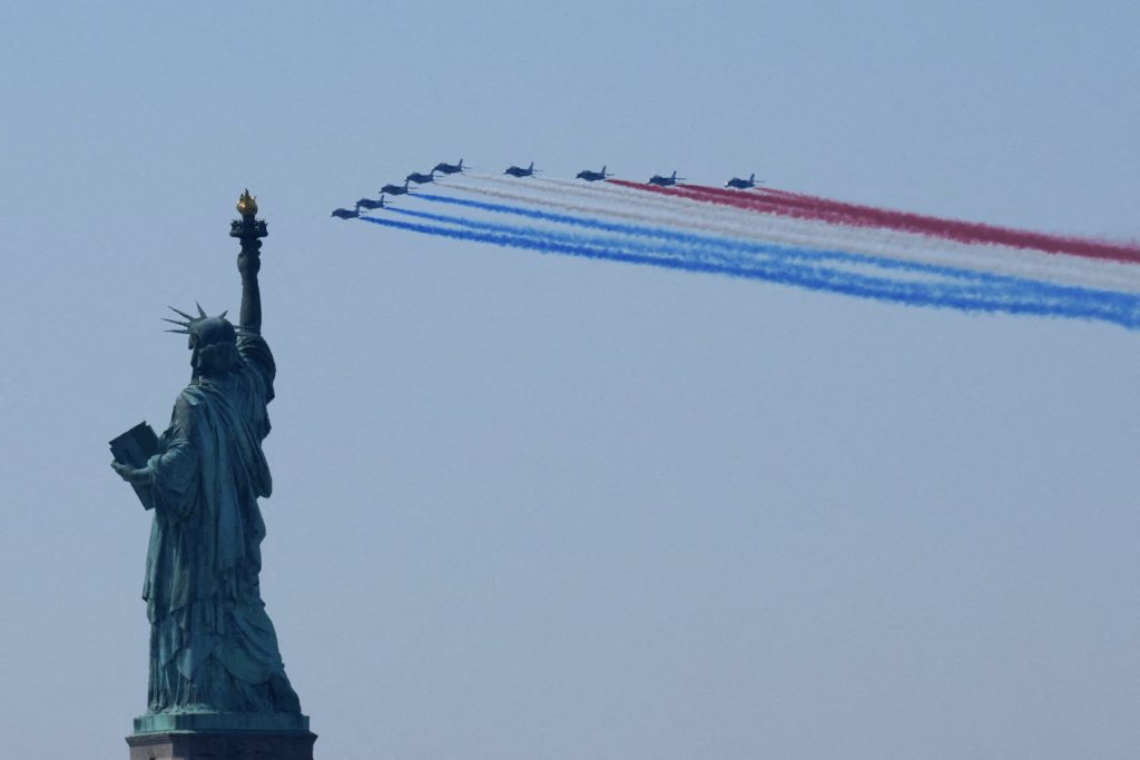 Source-feed image associated with Fireworks, heat, hot dogs and politics: America celebrates its 250th birthday