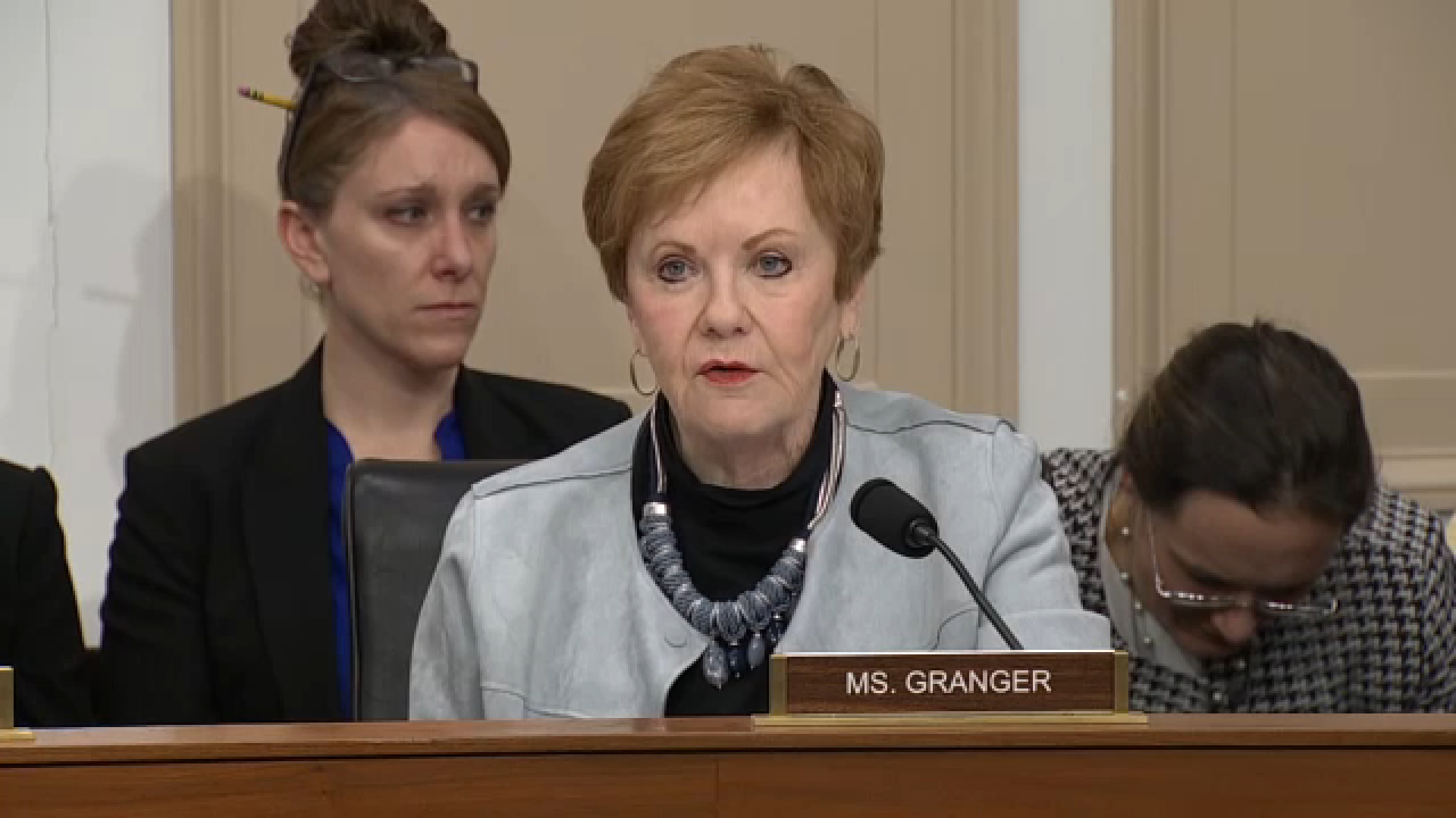 Source-feed image associated with Kay Granger, first Republican woman from Texas to serve in the House, has died at age 83