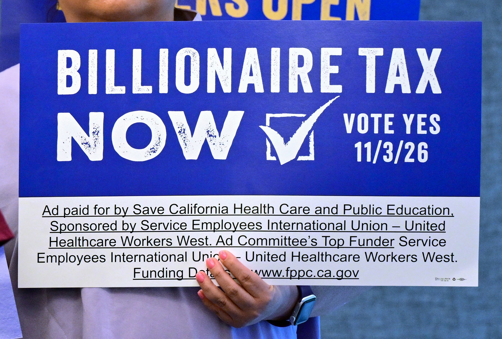 Source-feed image associated with Splitting With State Party, San Francisco Democrats Oppose Billionaire Tax