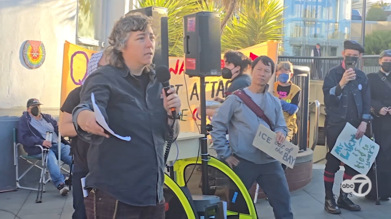 Source-feed image associated with Protesters in SF oppose charges against 18 people arrested at Castro block party during Pride