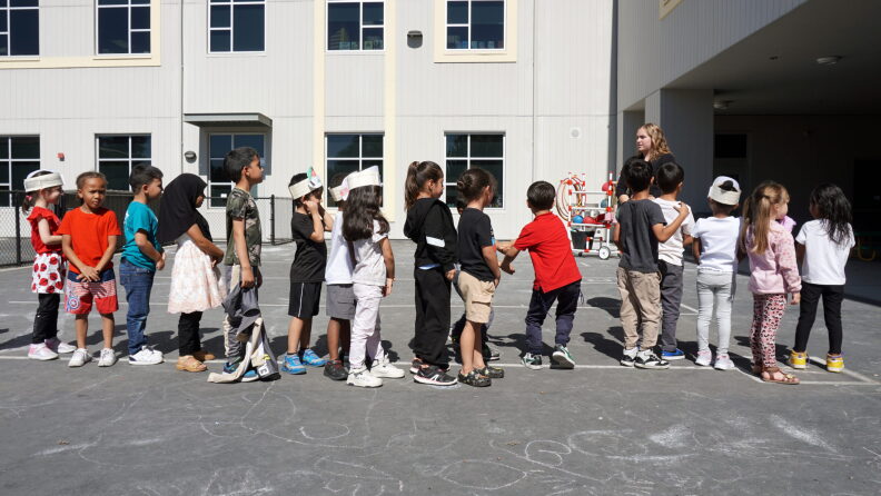 Image from linked report: Many of California’s youngest students keep missing weeks of school, data show