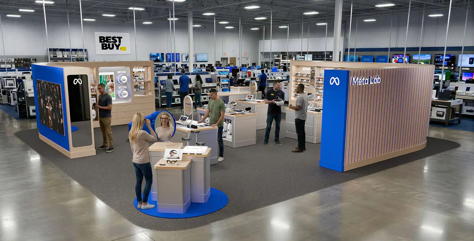 Source-feed image associated with ‘Meta Labs’ Debut at Best Buy to Offer Free Demos of Tech Giant’s Latest AI Glasses and VR Headsets