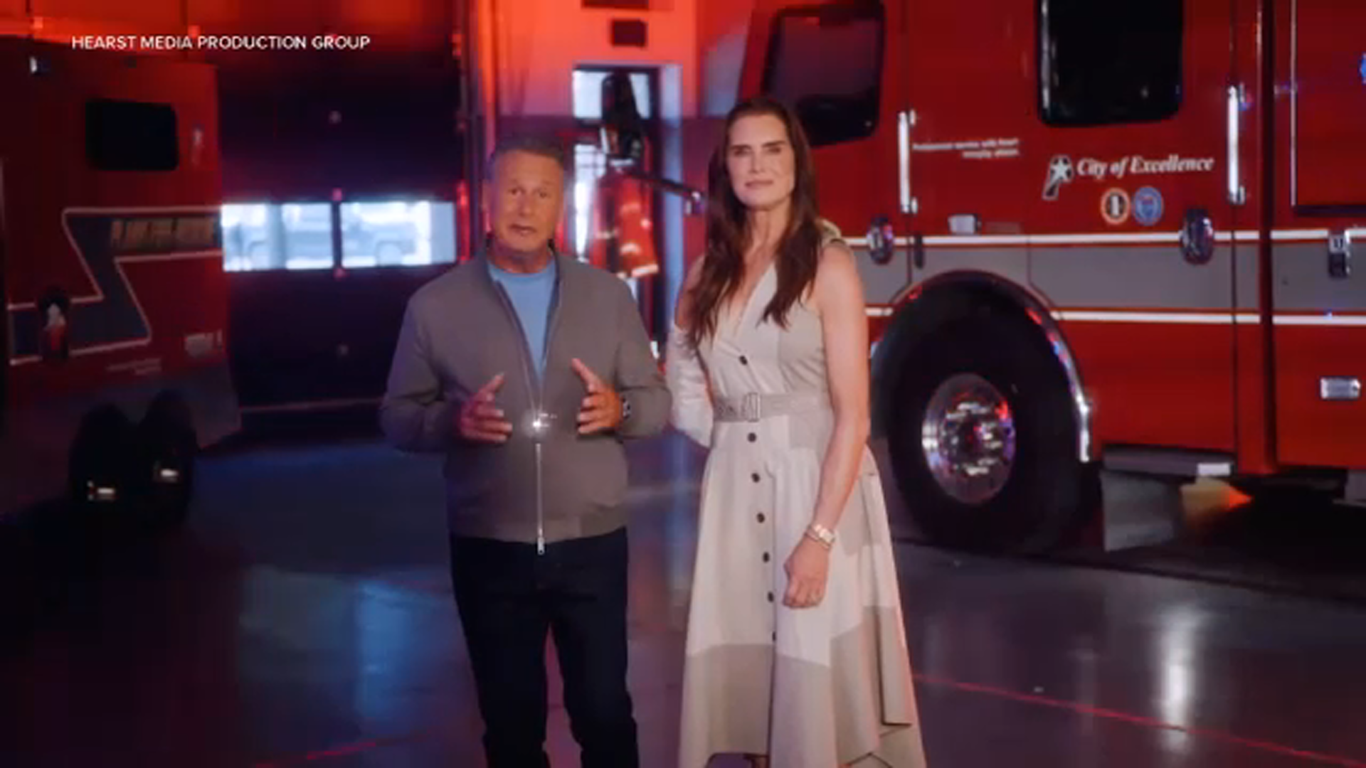 Source-feed image associated with Brooke Shields joins as co-host of "Hearts of Heroes" for Season 8