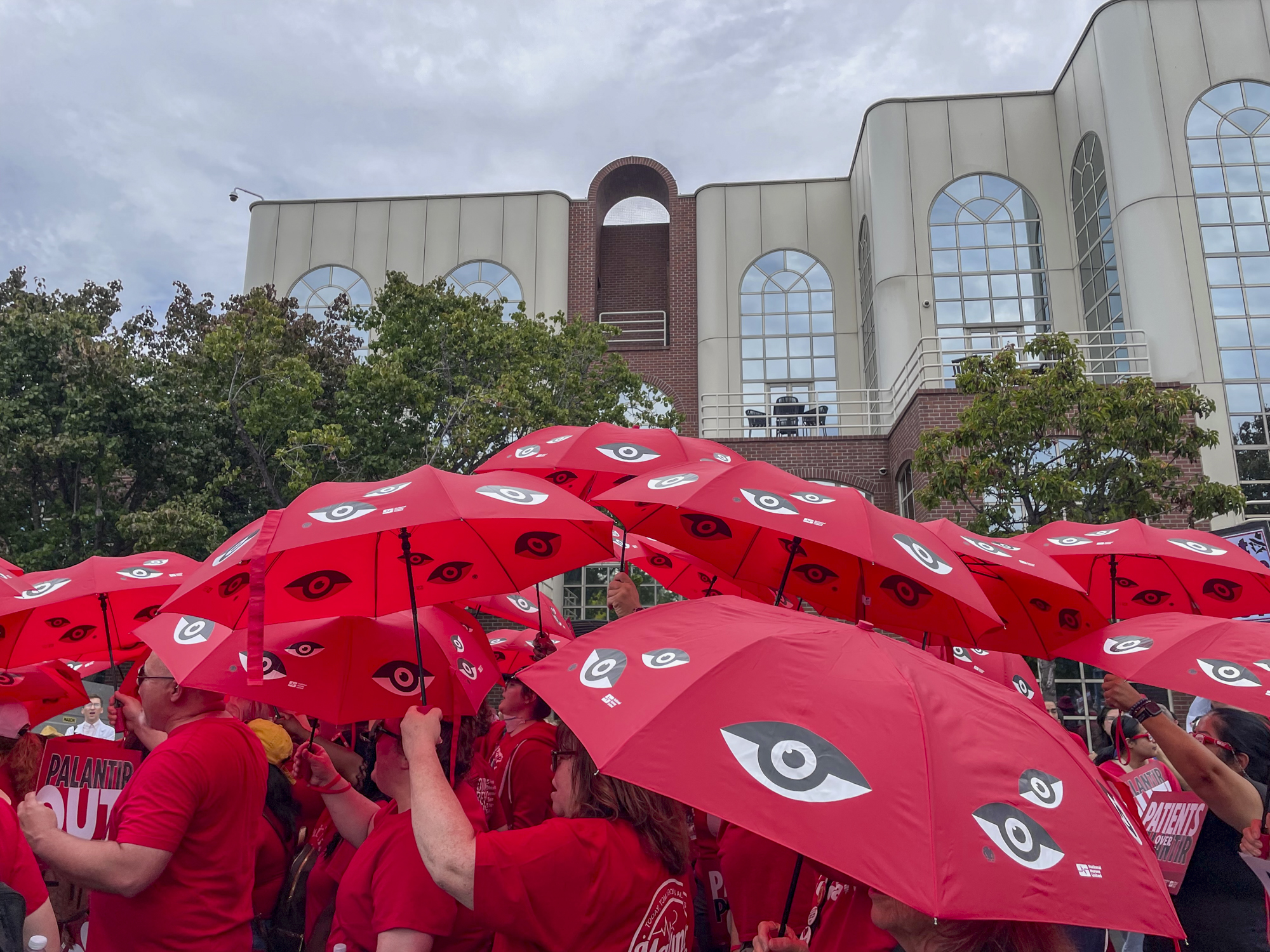 Source-feed image associated with Bay Area Nurses Protest Use of Palantir’s AI Tech at Hospitals