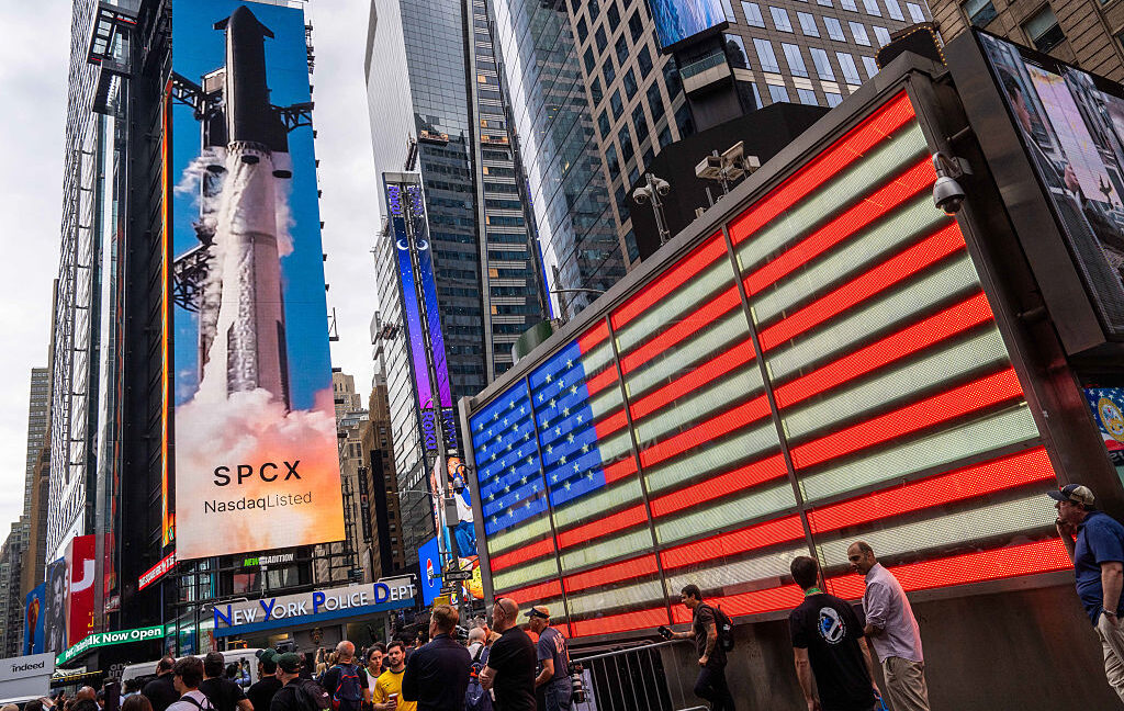 Source-feed image associated with Trump asked Musk for SpaceX stock to seed US kids’ savings accounts, report says