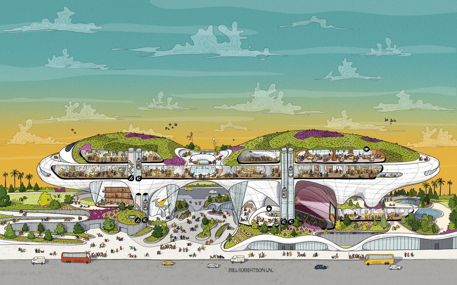Source-feed image associated with From Banksy to Boba Fett: A map of the Lucas Museum of Narrative Art
