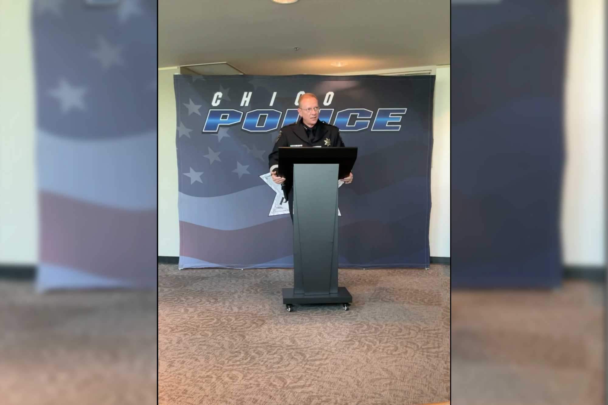 Source-feed image associated with Chico Shooting Suspect Scoped Out Library Before Returning With a Shotgun, Killing 2, Police Say