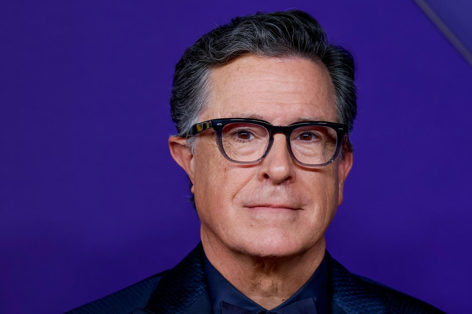 Source-feed image associated with Stephen Colbert's surprise public access spot sparks short-lived CBS copyright fray