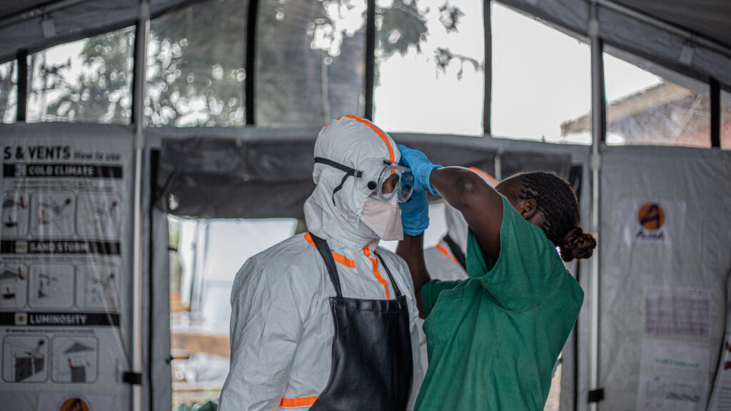 Source-feed image associated with WHO expresses cautious optimism about bid to control Ebola outbreak in DRC