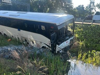 Source-feed image associated with Bus driver in fatal Virginia crash had previous speeding charges