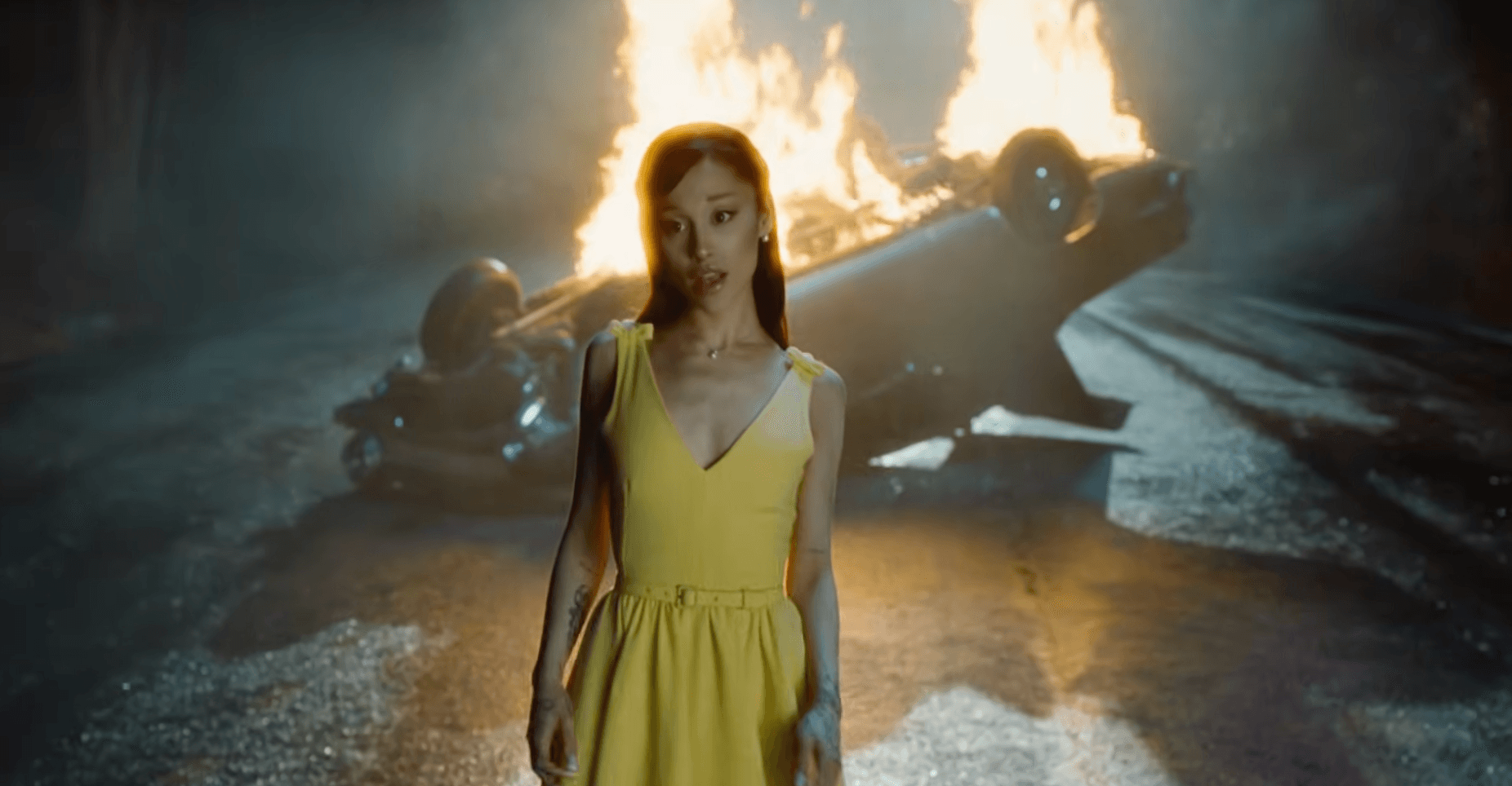 Source-feed image associated with Watch Justin Long Dig His Own Grave in Ariana Grande’s New Video