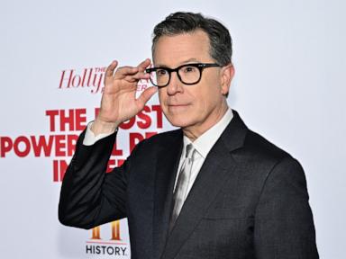 Source-feed image associated with Stephen Colbert wins an anti-censorship award after CBS ends 'The Late Show'