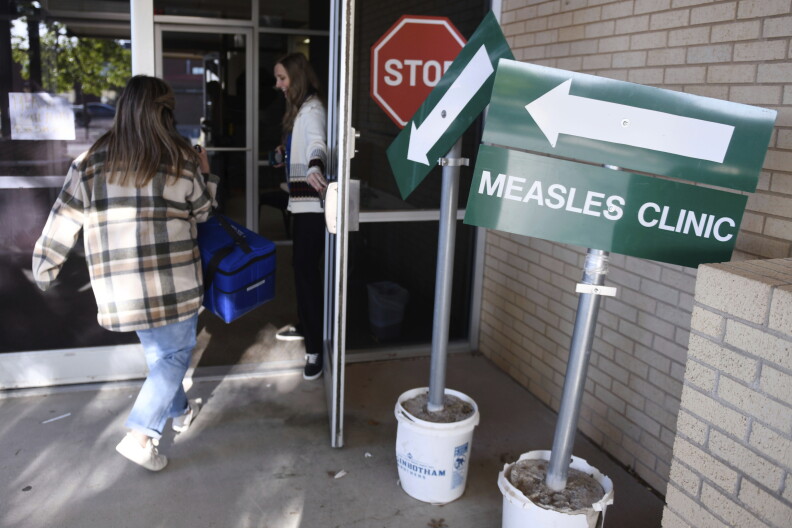 Source-feed image associated with There are already more US measles cases this year than in all of 2025