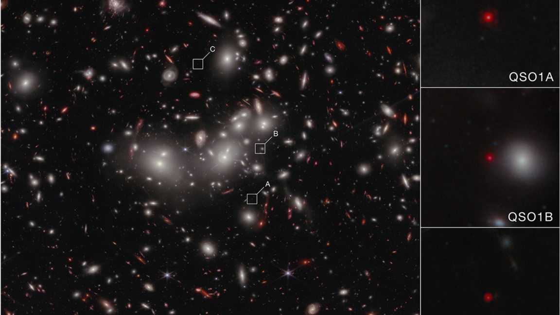 Source-feed image associated with "Little red dot" in early Universe is a naked supermassive black hole