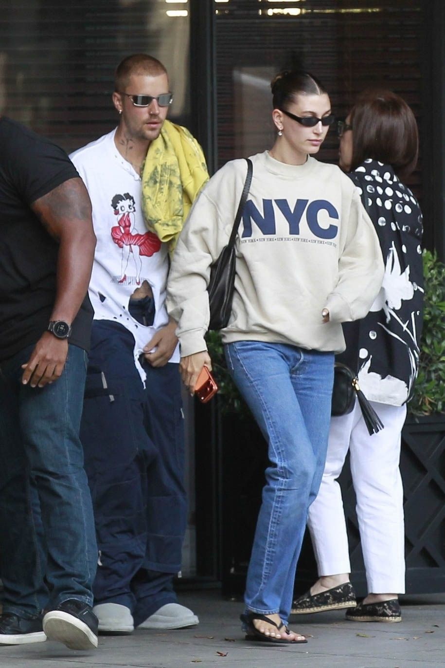 Source-feed image associated with Hailey Bieber Keeps the New York Pride Alive in LA