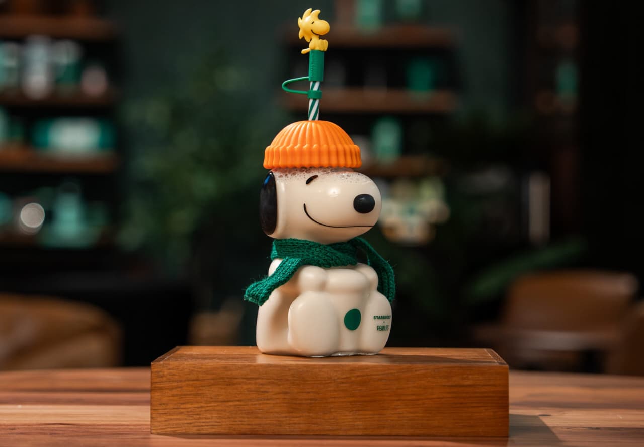 Image from linked report: Snoopy cups at Starbucks and McDonald’s SpongeBob toys are commanding huge markups on eBay