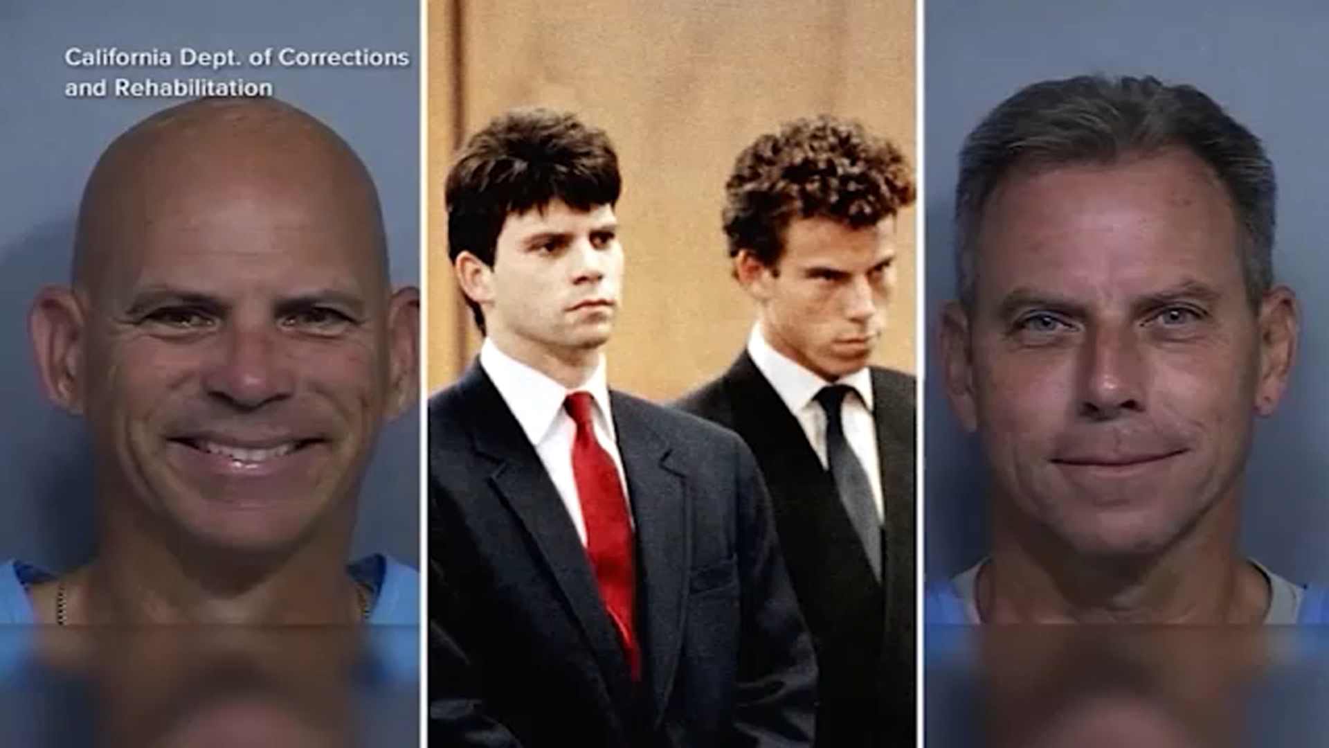 Source-feed image associated with Erik and Lyle Menendez granted early parole suitability hearing for March 2027 after denial last year