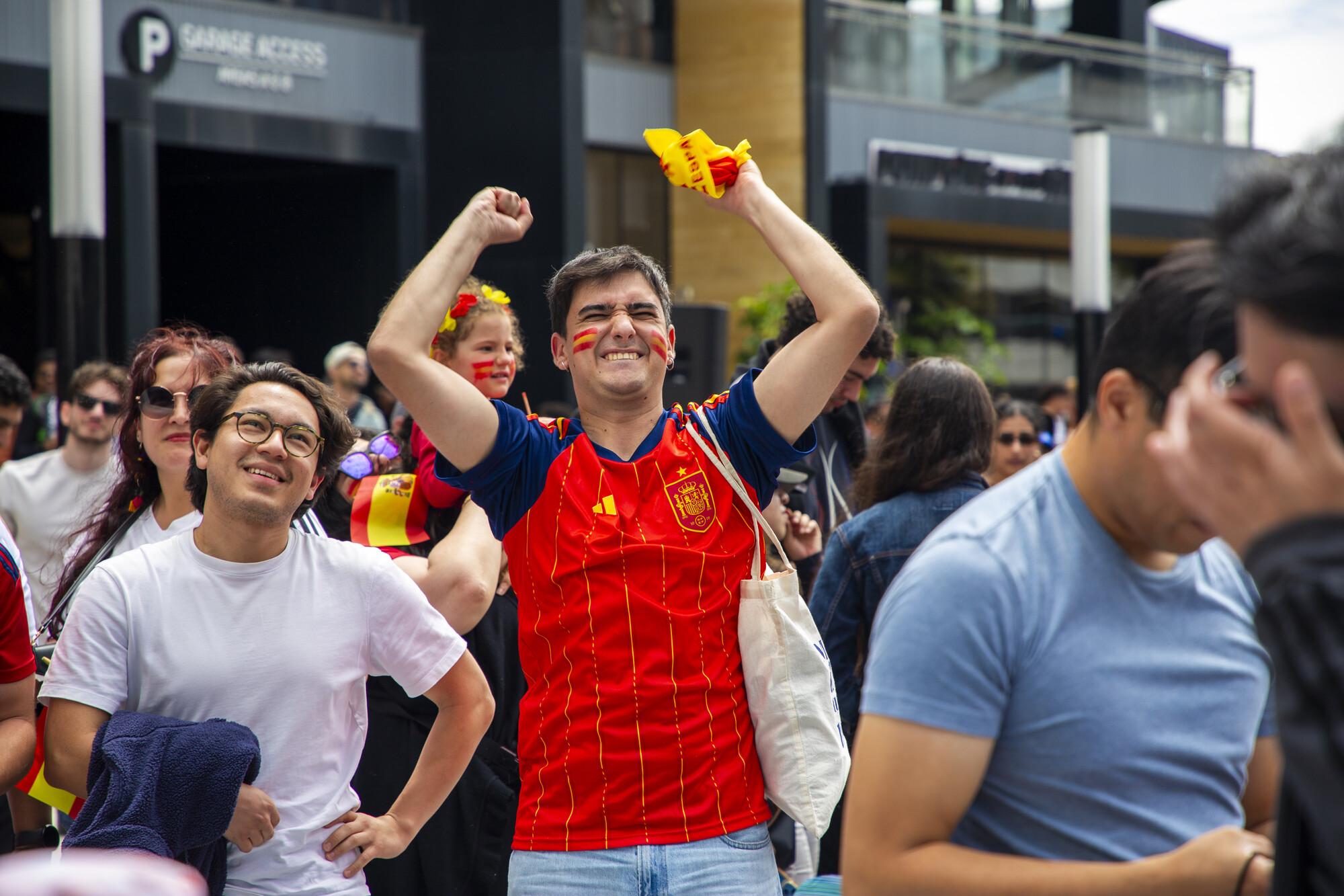 Source-feed image associated with Bay Area Soccer Fans Celebrate Spain’s World Cup Win
