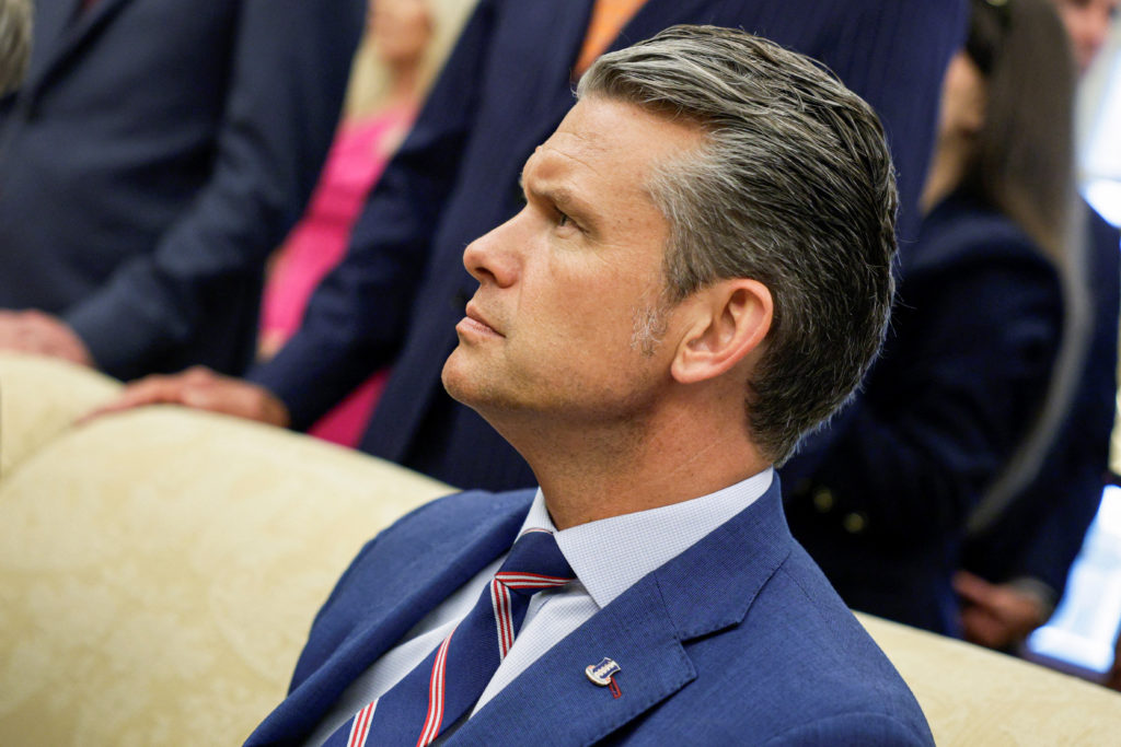 Source-feed image associated with Hegseth announces new policy to test troops for low testosterone and offer them hormone replacement therapy