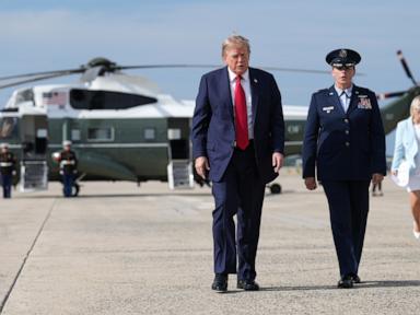 Source-feed image associated with Controllers warned Marine One pilots about communication issues week before dual takeoff, NTSB says