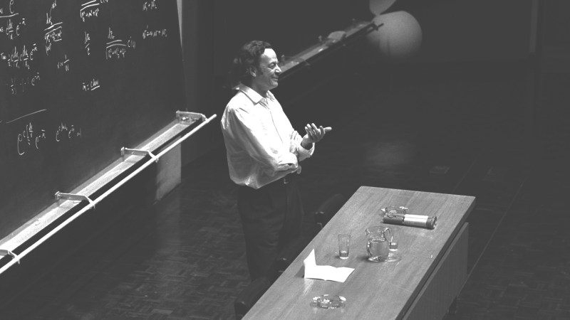 Source-feed image associated with The math of choosing a restaurant meal is revealed in Richard Feynman’s notes