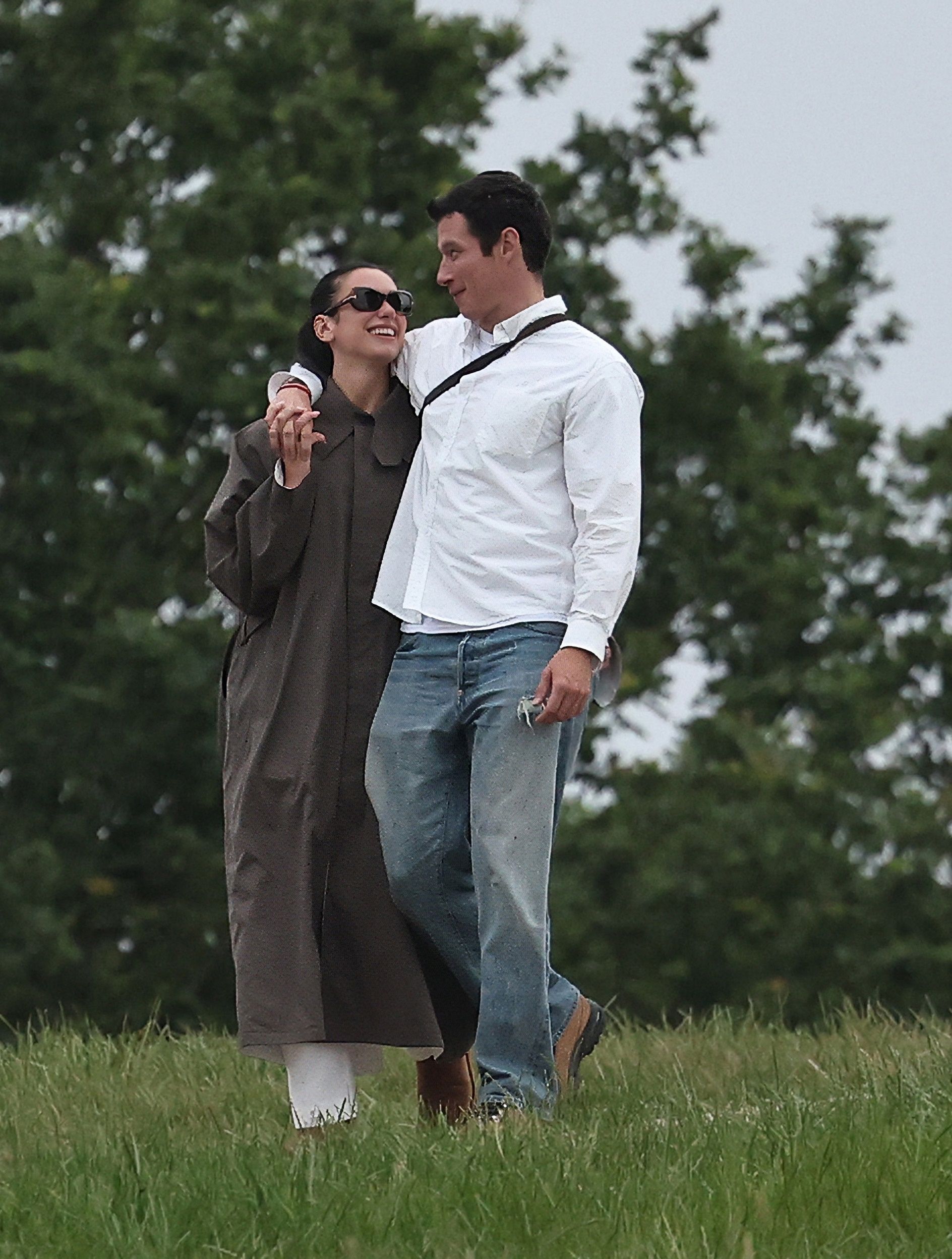 Source-feed image associated with Dua Lipa and Callum Turner Embrace the Post-Wedding Comfy Casuals