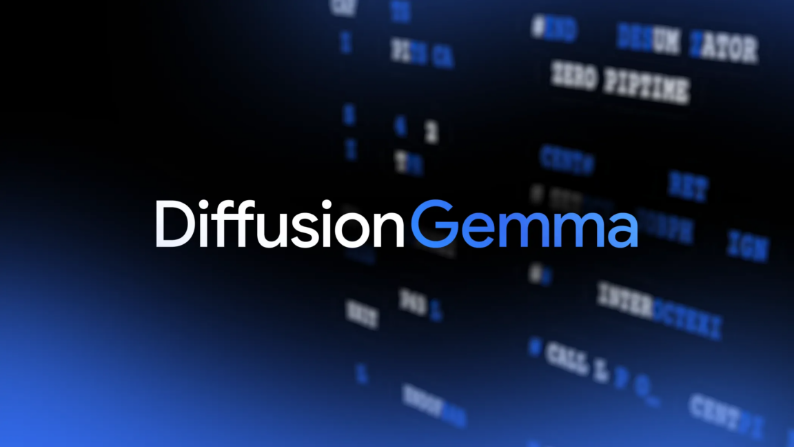 Source-feed image associated with Google DeepMind releases DiffusionGemma, a model that runs local AI 4x faster