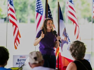 Source-feed image associated with Third time the charm? Democrat Christina Bohannan tries again in pivotal US House race in Iowa