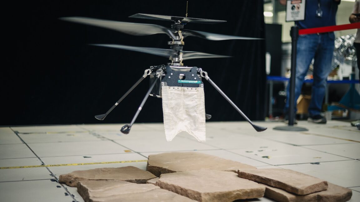 Source-feed image associated with Without new landers or rovers, it's helicopters or bust for NASA's Mars program