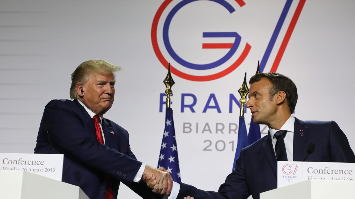 Source-feed image associated with Trump White House just tossed a grenade into international space relations