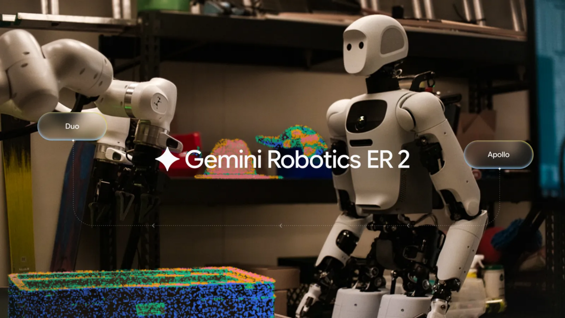 Source-feed image associated with Google reveals Gemini Robotics 2.0, promising improved dexterity and safety