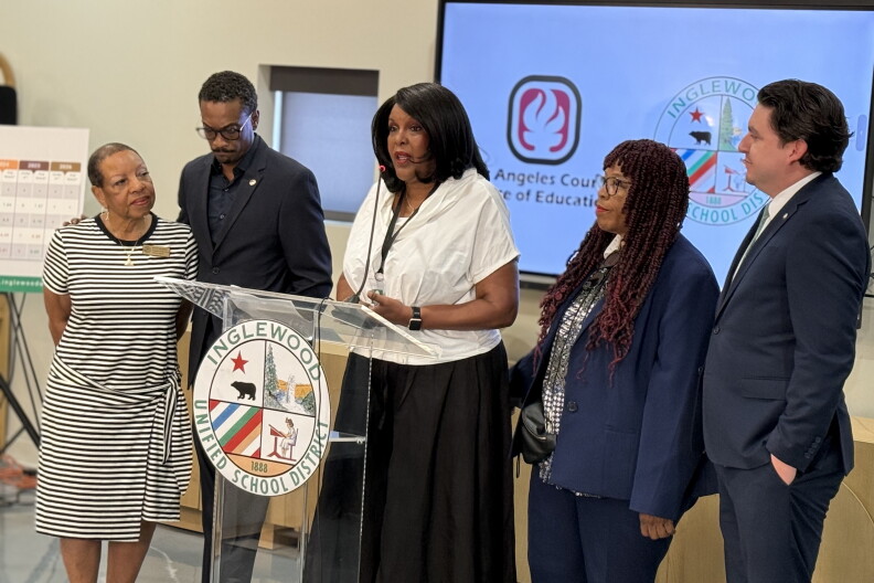 Source-feed image associated with Inglewood leaders are one step closer to taking back control of local schools