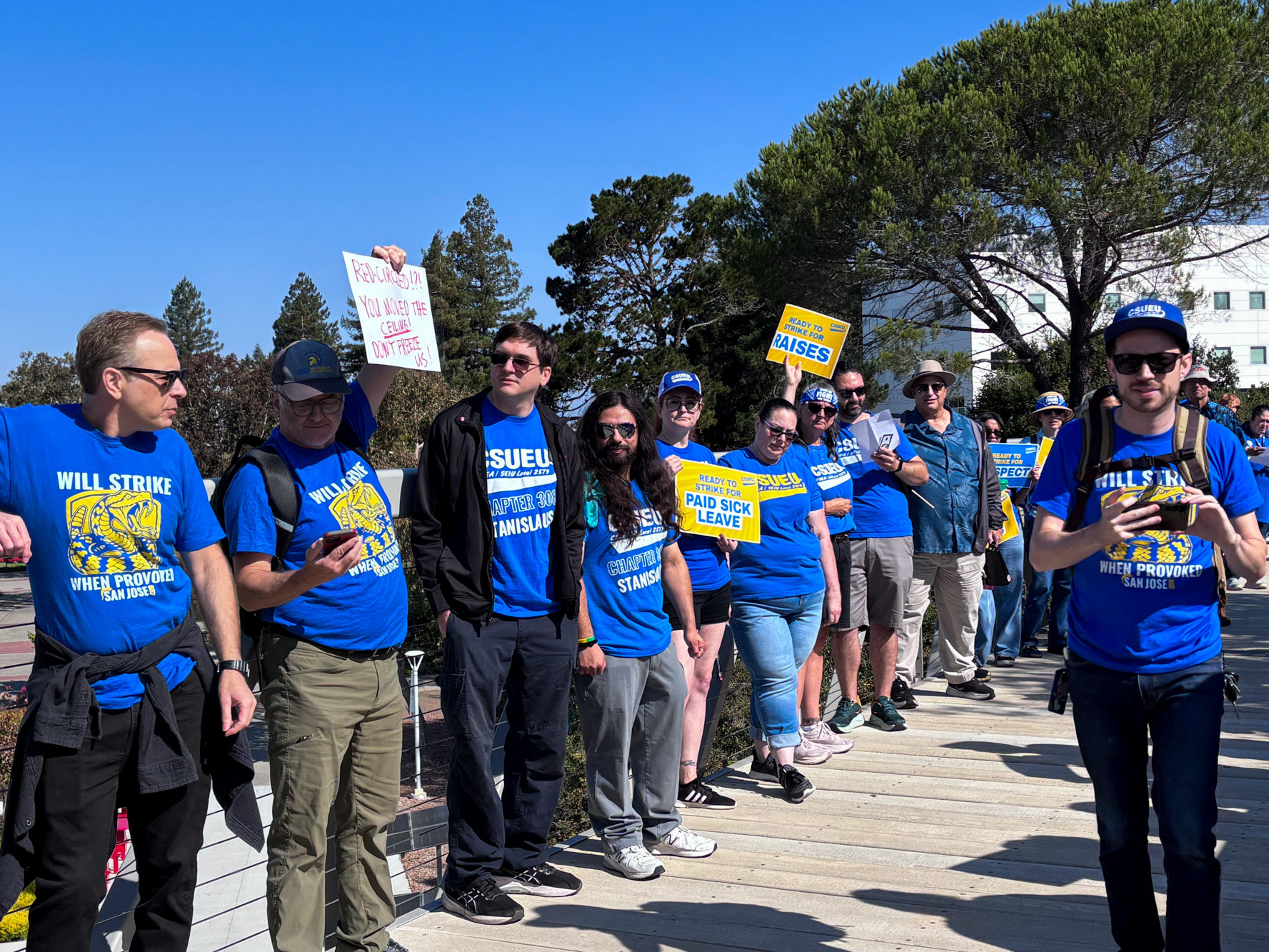 Source-feed image associated with CSU Staff Rally in Hayward for Pay Raises as Contract Talks Continue
