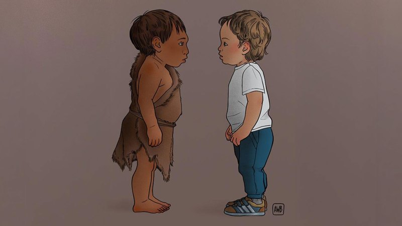Source-feed image associated with Neandertal babies were a lot like ours — but didn’t stay that way