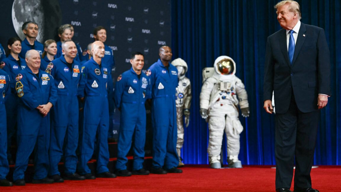 Source-feed image associated with Here's what we know about the "space academy" Trump just announced