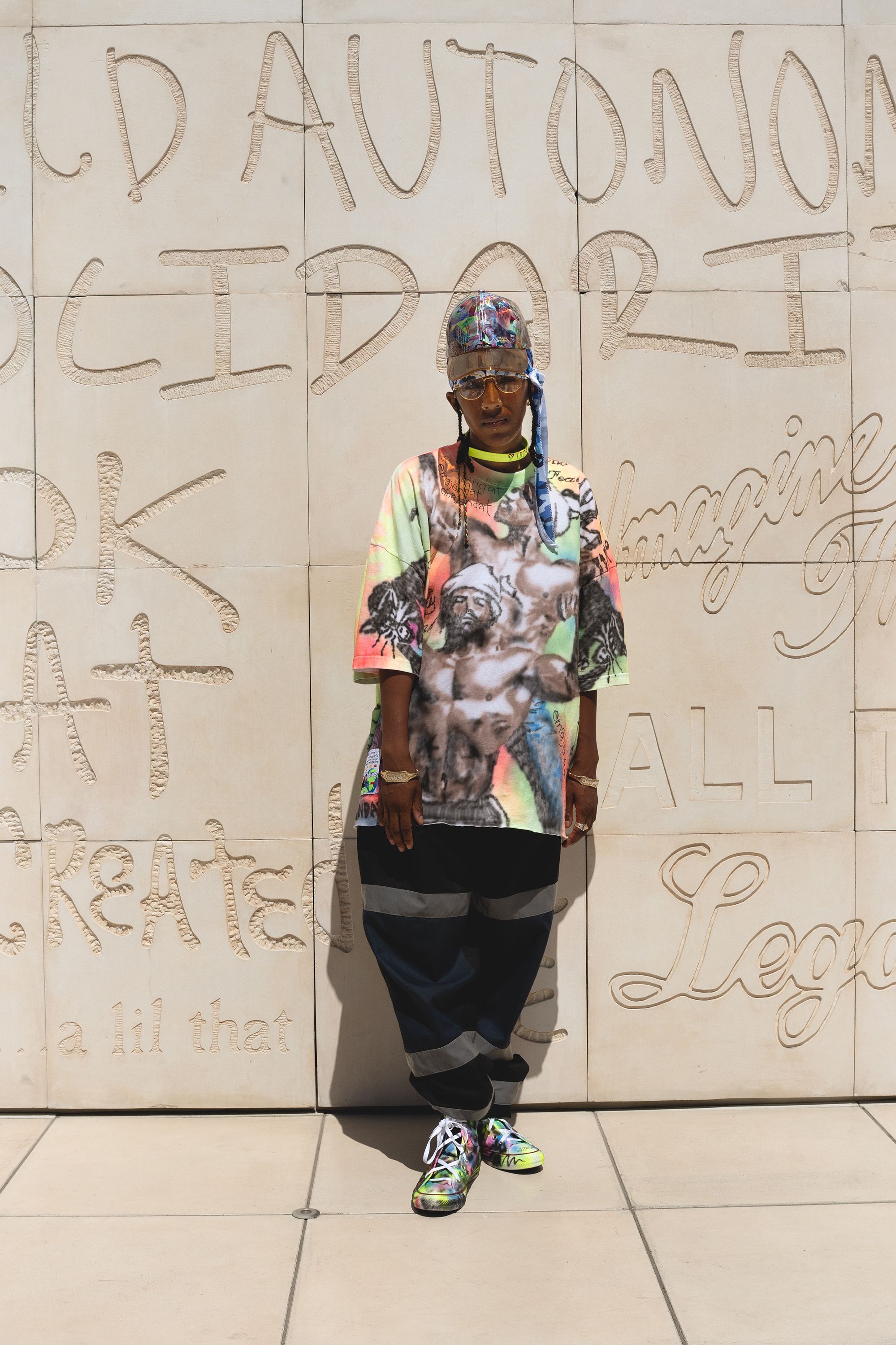 Source-feed image associated with Juneteenth Brought Community—Complete With a Soul Train Line—To Lauren Halsey’s sister dreamer Sculpture Park in South LA
