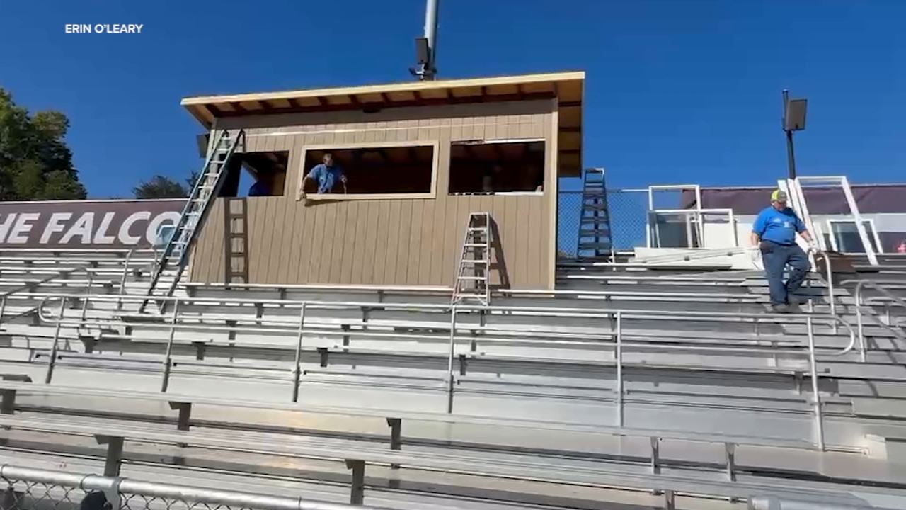 Source-feed image associated with East Bay parents frustrated over removal of unapproved football press box: 'It broke my heart'