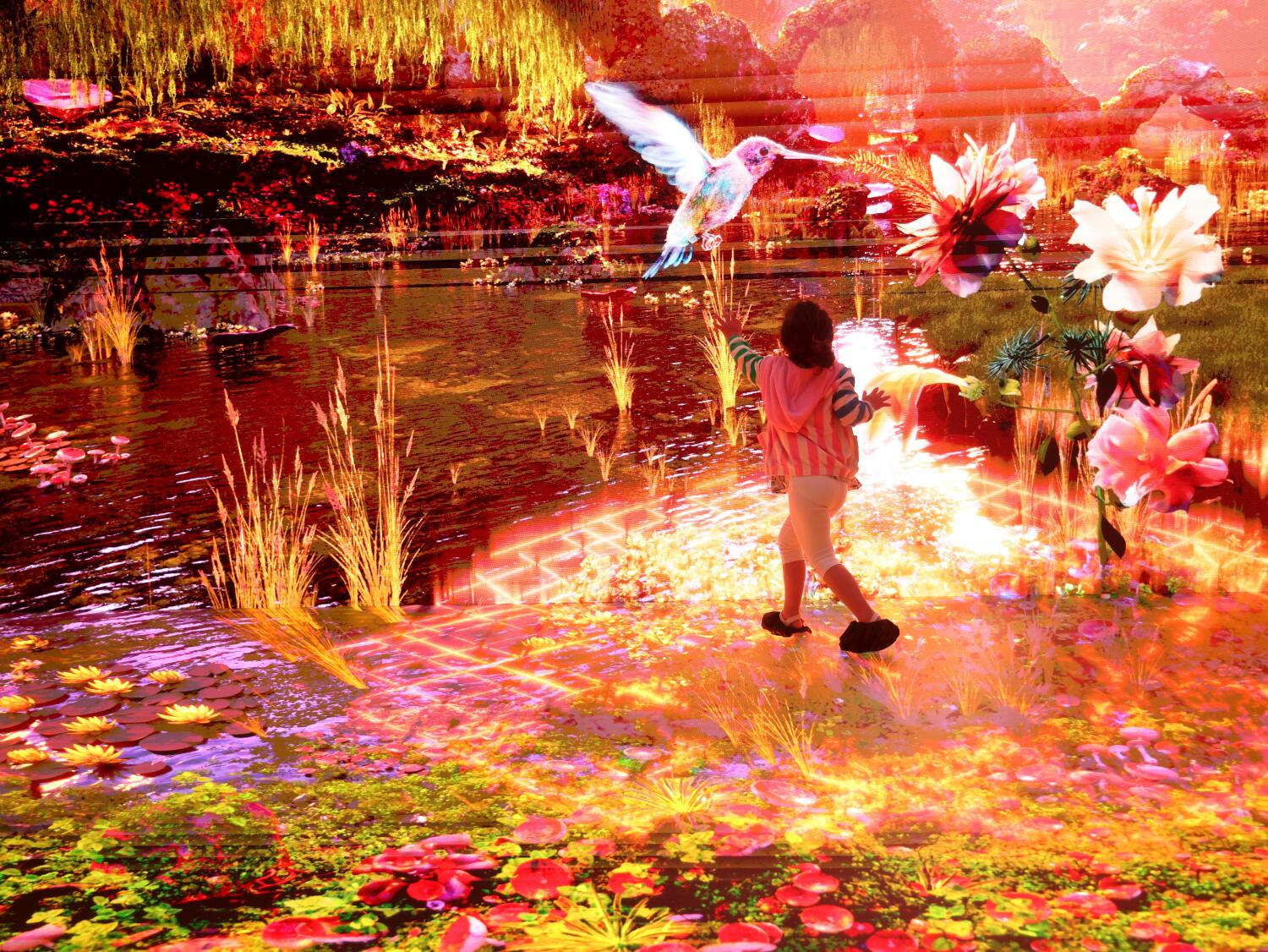 Source-feed image associated with Photos: 'Machine Dreams: Rainforest' exhibition