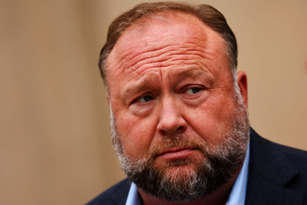 Source-feed image associated with Court slashes $50M judgment against Alex Jones over falsely calling Sandy Hook shooting a hoax